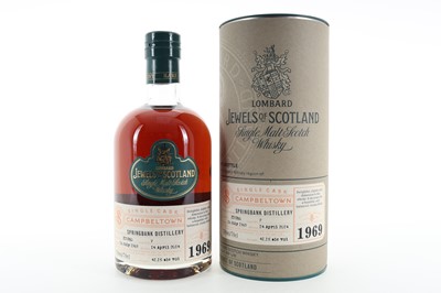 Lot 137 - **SPRINGBANK 1969 44 YEAR OLD LOMBARD JEWELS OF SCOTLAND
