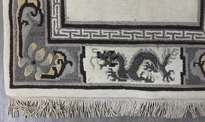 Lot 403 - TIBETAN WOOL RUG