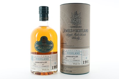 Lot 147 - **LOCHSIDE 1981 24 YEAR OLD LOMBARD JEWELS OF SCOTLAND