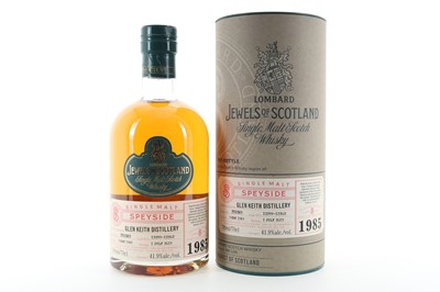 Lot 155 - **GLEN KEITH 1985 30 YEAR OLD LOMBARD JEWELS OF SCOTLAND