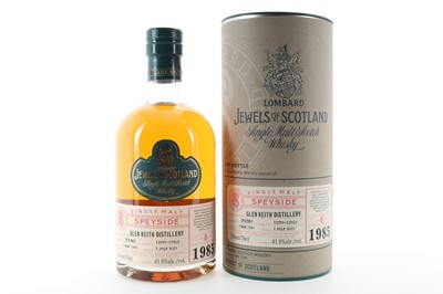 Lot 171 - **GLEN KEITH 1985 30 YEAR OLD LOMBARD JEWELS OF SCOTLAND