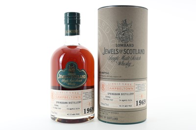 Lot 199 - **SPRINGBANK 1969 44 YEAR OLD LOMBARD JEWELS OF SCOTLAND
