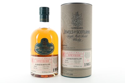 Lot 203 - **GLEN KEITH 1985 30 YEAR OLD LOMBARD JEWELS OF SCOTLAND