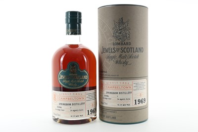 Lot 223 - **SPRINGBANK 1969 44 YEAR OLD LOMBARD JEWELS OF SCOTLAND