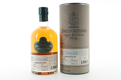 Lot 235 - **LOCHSIDE 1981 24 YEAR OLD LOMBARD JEWELS OF SCOTLAND
