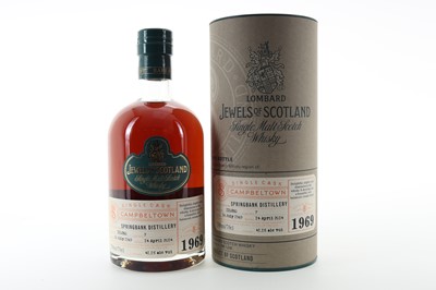 Lot 239 - **SPRINGBANK 1969 44 YEAR OLD LOMBARD JEWELS OF SCOTLAND