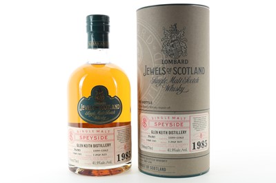 Lot 303 - **GLEN KEITH 1985 30 YEAR OLD LOMBARD JEWELS OF SCOTLAND