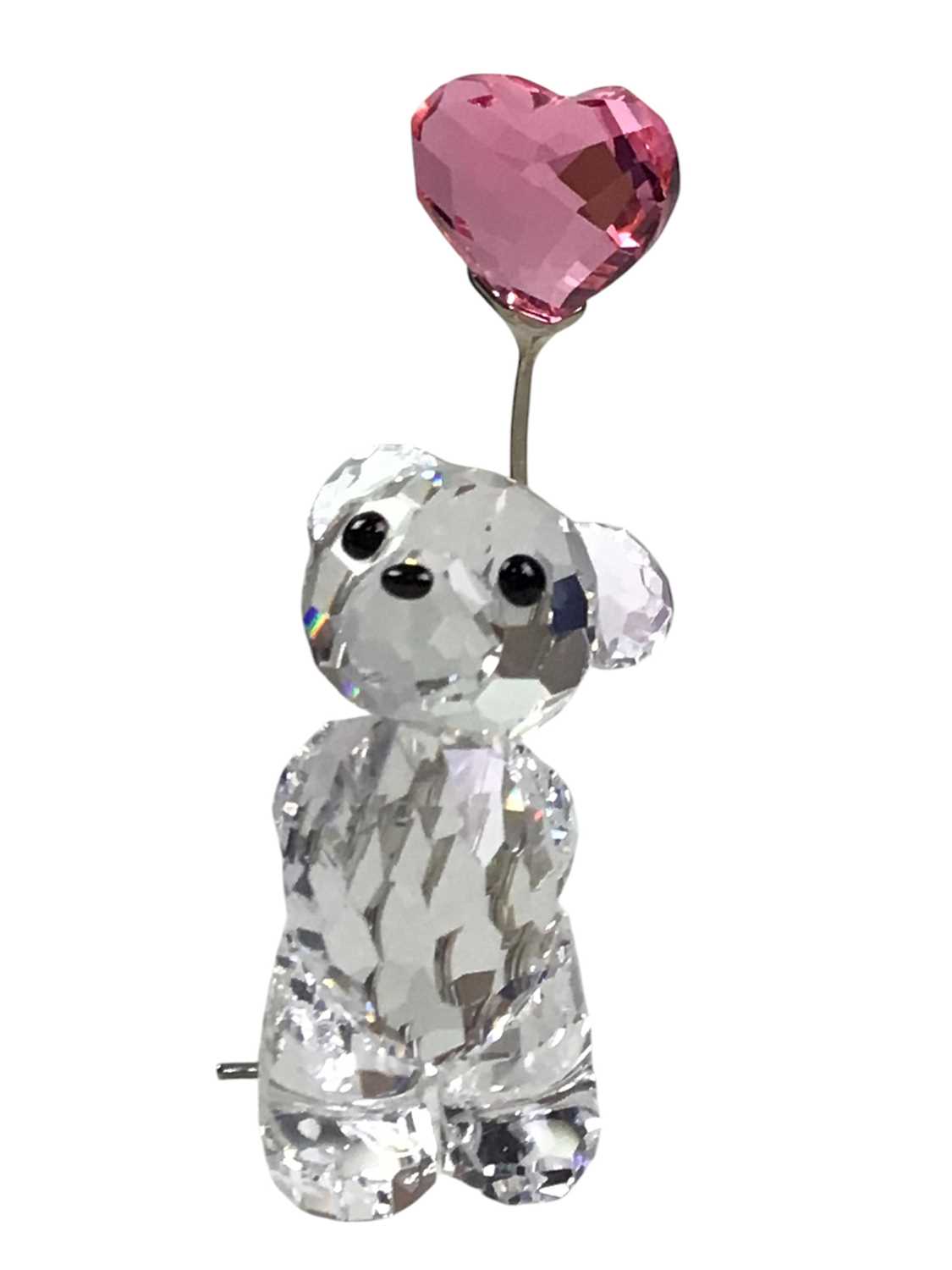 Lot 451 - SWAROVSKI CRYSTAL BEAR 'I LOVE YOU'