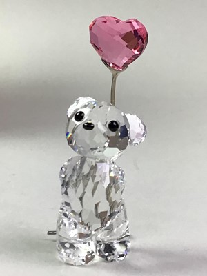 Lot 451 - SWAROVSKI CRYSTAL BEAR 'I LOVE YOU'