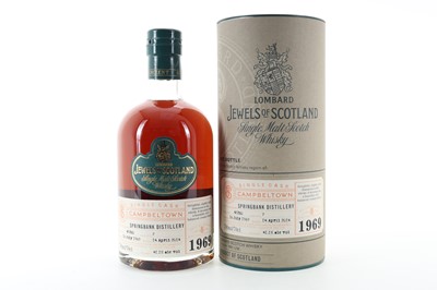 Lot 323 - **SPRINGBANK 1969 44 YEAR OLD LOMBARD JEWELS OF SCOTLAND