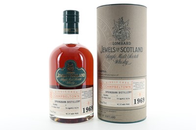 Lot 349 - **SPRINGBANK 1969 44 YEAR OLD LOMBARD JEWELS OF SCOTLAND