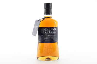 Lot 146 - HIGHLAND PARK 13 YEAR OLD DAVID COULTHARD SALTIRE EDITION #2