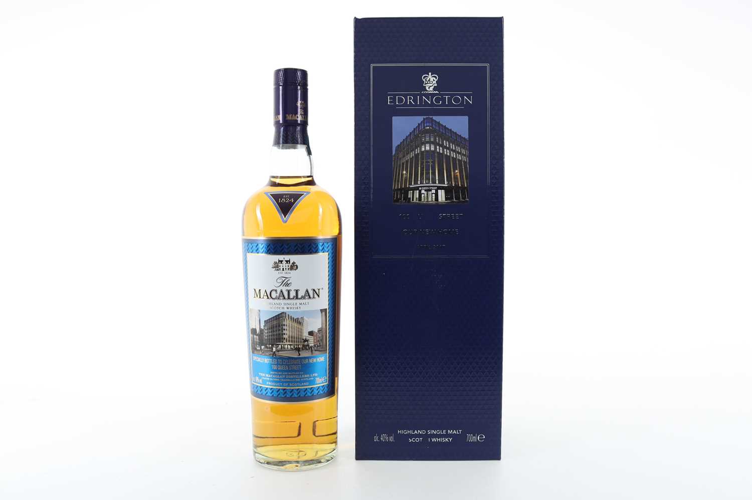 Lot 150 - MACALLAN EDRINGTON 'OUR NEW HOME' 100 QUEEN STREET