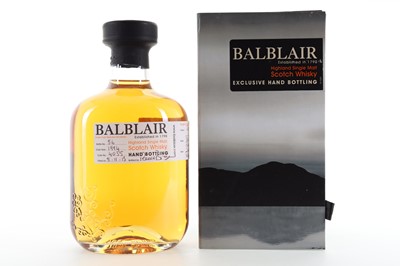 Lot 196 - BALBLAIR 1994 HAND FILLED CASK #4035