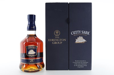 Lot 190 - CUTTY SARK 25 YEAR OLD EDRINGTON GROUP