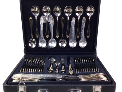 Lot 459 - SUITE OF STAINLESS STEEL TABLE APPOINTMENTS