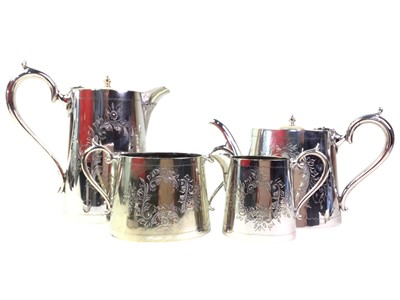 Lot 465 - SILVER PLATED CANTEEN OF CUTLERY