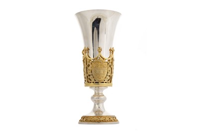 Lot 988 - ROYAL COMMEMORATIVE SILVER GOBLET