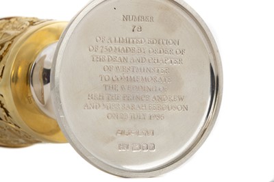 Lot 988 - ROYAL COMMEMORATIVE SILVER GOBLET