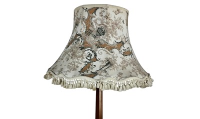 Lot 535 - WALNUT STANDARD LAMP