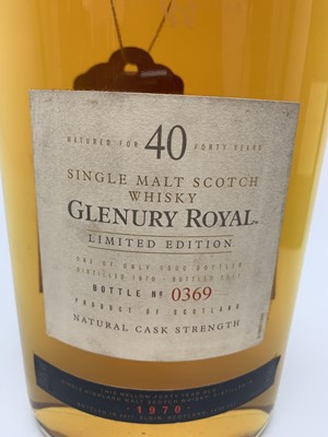 Lot 226 - GLENURY ROYAL 1970 40 YEAR OLD