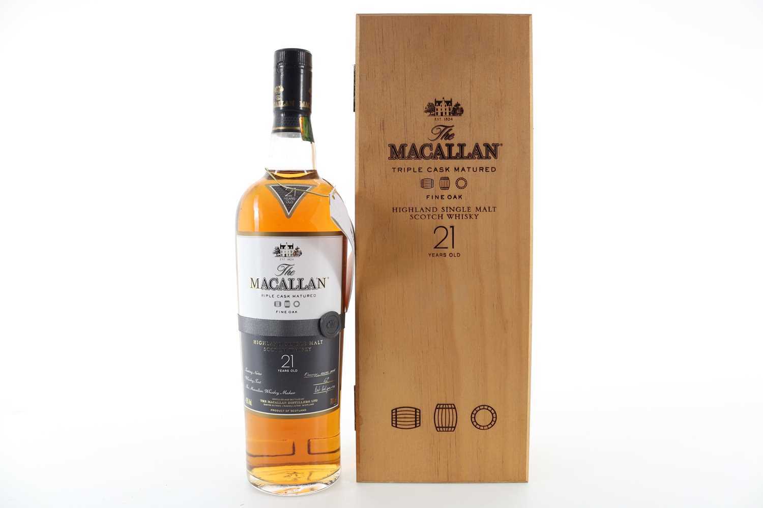 Lot 234 - MACALLAN 21 YEAR OLD FINE OAK
