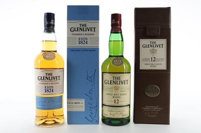 Lot 238 - GLENLIVET 12 YEAR OLD AND FOUNDER'S RESERVE