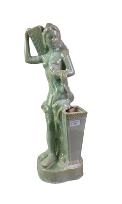 Lot 575 - CERAMIC FIGURAL PLANTER