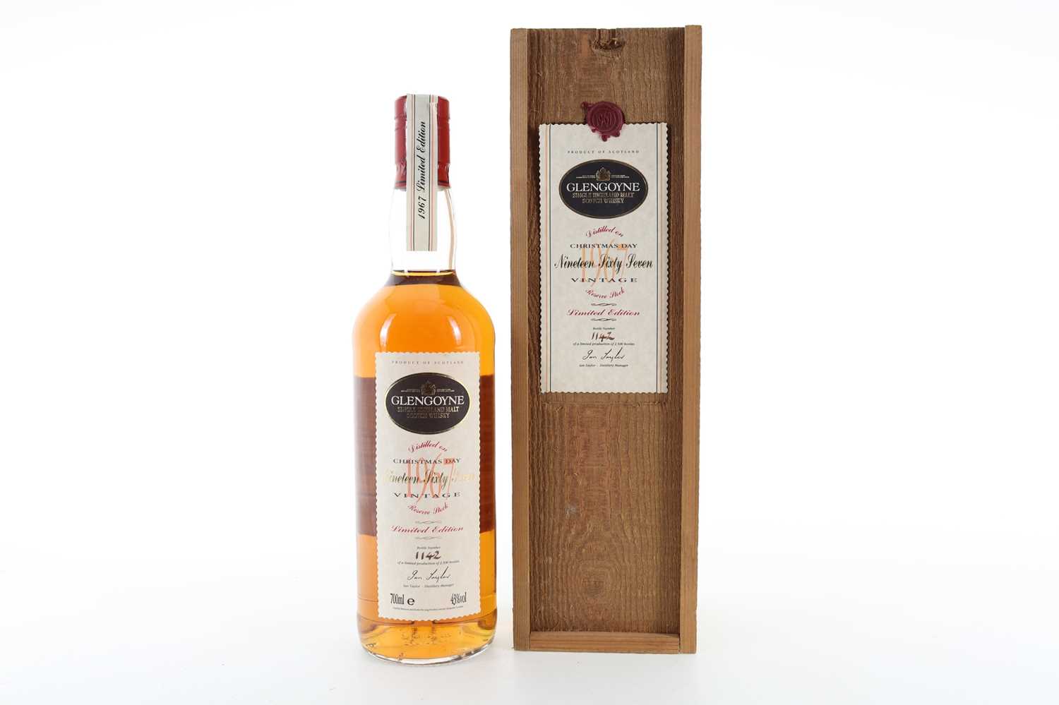 Lot 266 - GLENGOYNE 1967 CHRISTMAS VINTAGE