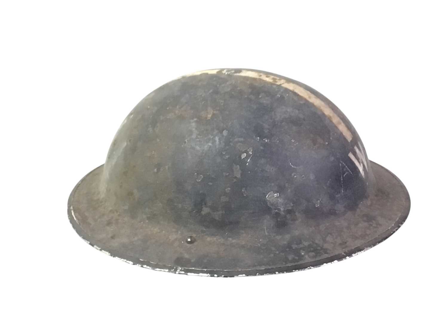 Lot 502 - WWII BRITISH AIR RAID WARDEN HELMET