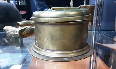 Lot 502 - WWII BRITISH AIR RAID WARDEN HELMET