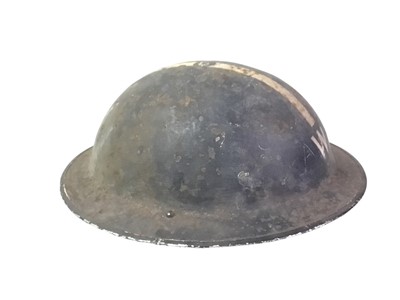 Lot 502 - WWII BRITISH AIR RAID WARDEN HELMET