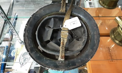 Lot 502 - WWII BRITISH AIR RAID WARDEN HELMET
