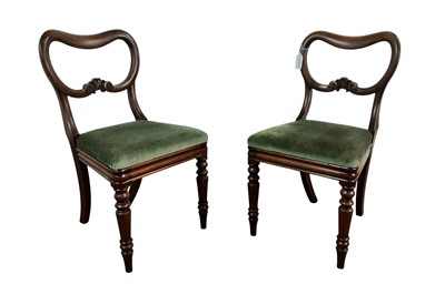 Lot 586 - PAIR OF VICTORIAN DRAWING ROOM CHAIRS