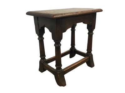 Lot 661 - OAK JOINT STOOL