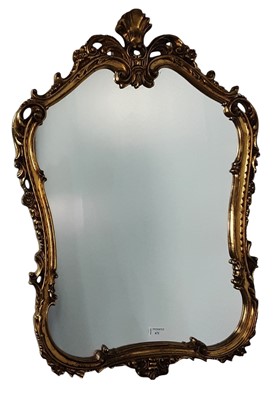 Lot 671 - ROCOCCO STYLE WALL MIRROR