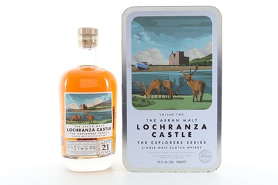Lot 340 - ARRAN 21 YEAR OLD EXPLORERS SERIES VOLUME 2 LOCHRANZA CASTLE