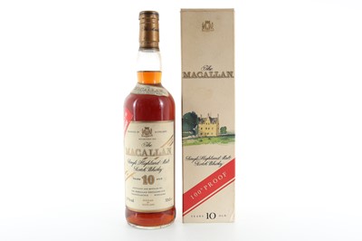 Lot 406 - MACALLAN 10 YEAR OLD 100° PROOF