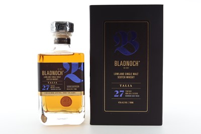 Lot 416 - BLADNOCH 27 YEAR OLD TALIA 200TH ANNIVERSARY