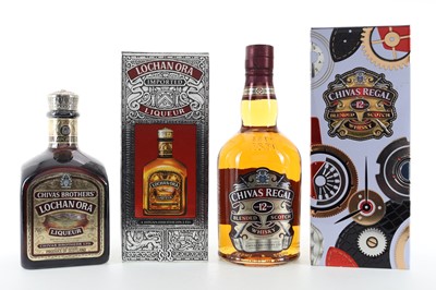 Lot 418 - LOCHAN ORA AND CHIVAS REGAL 12 YEAR OLD