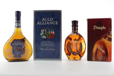 Lot 446 - DIMPLE 15 YEAR OLD AND AULD ALLIANCE