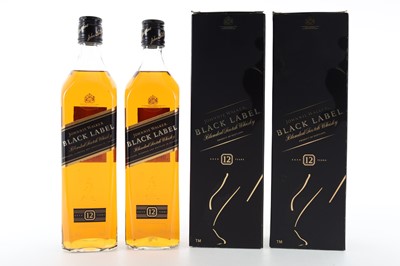 Lot 452 - 2 BOTTLES OF JOHNNIE WALKER BLACK LABEL