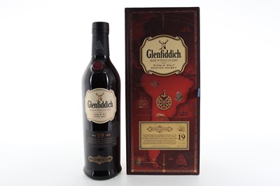 Lot 280 - GLENFIDDICH 19 YEAR OLD AGE OF DISCOVERY RED WINE CASK FINISH