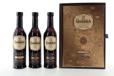 Lot 292 - GLENFIDDICH AGE OF DISCOVERY BOURBON CASK, MADEIRA CASK AND RED WINE CASK (3X20CL)