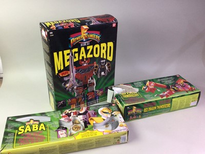 Lot 272 - POWER RANGERS, A COLLECTION OF FIGURES AND ACCESSORIES