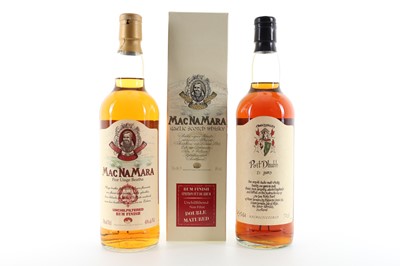 Lot 364 - POIT DHUBH 21 YEAR OLD AND MACNAMARA RUM FINISH