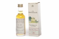 Lot 1105 - MACALLAN 1966 26 YEARS OLD MINIATURE Active....