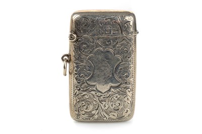 Lot 1007 - EDWARD VII SILVER VESTA CASE