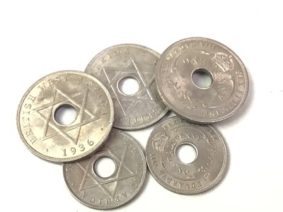 Lot 304 - COLLECTION OF BRITISH WEST AFRICA COINS