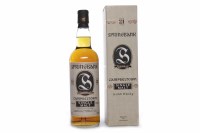 Lot 1135 - SPRINGBANK AGED 21 YEARS Active. Campbeltown,...